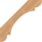 Ekena Millwork 3 1/2"W x 26"D x 26"H Olympic Smooth Knee Brace, Western Red Cedar BRC04X26X26OLY00SWR - alternate 2